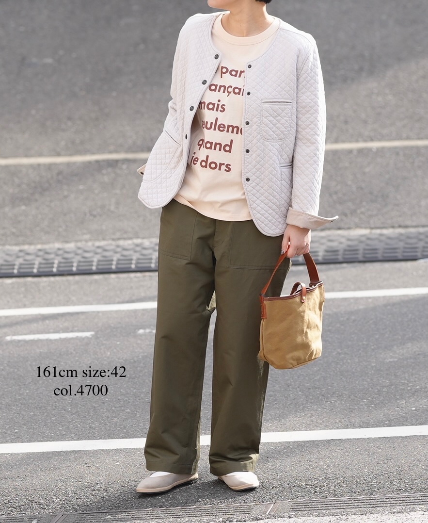 GNHT2451CL(パンツ) COTTON/LINEN KERSEY BAKER PANTS