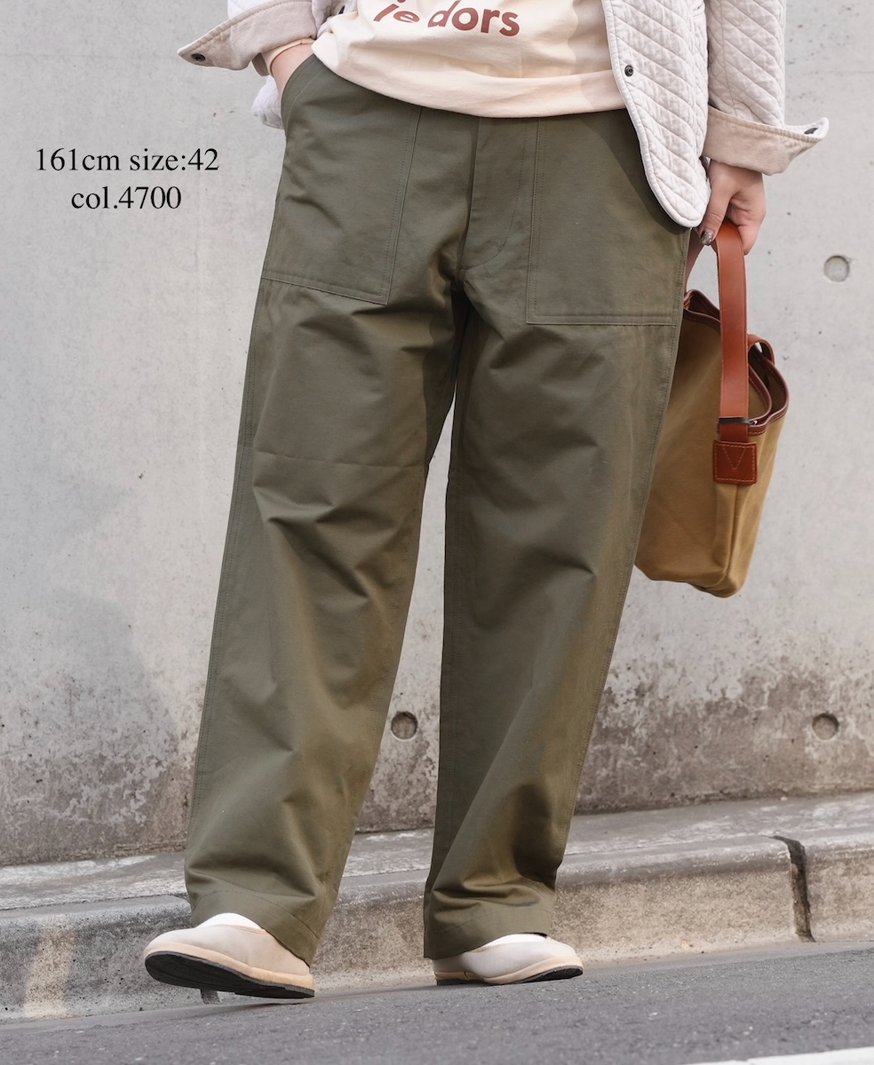 GNHT2451CL(パンツ) COTTON/LINEN KERSEY BAKER PANTS