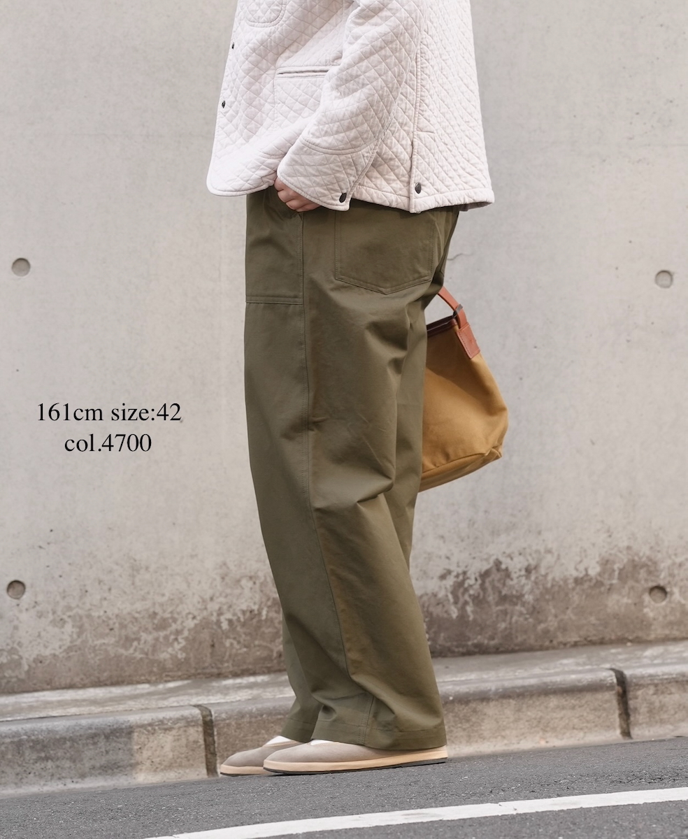 GNHT2451CL(パンツ) COTTON/LINEN KERSEY BAKER PANTS