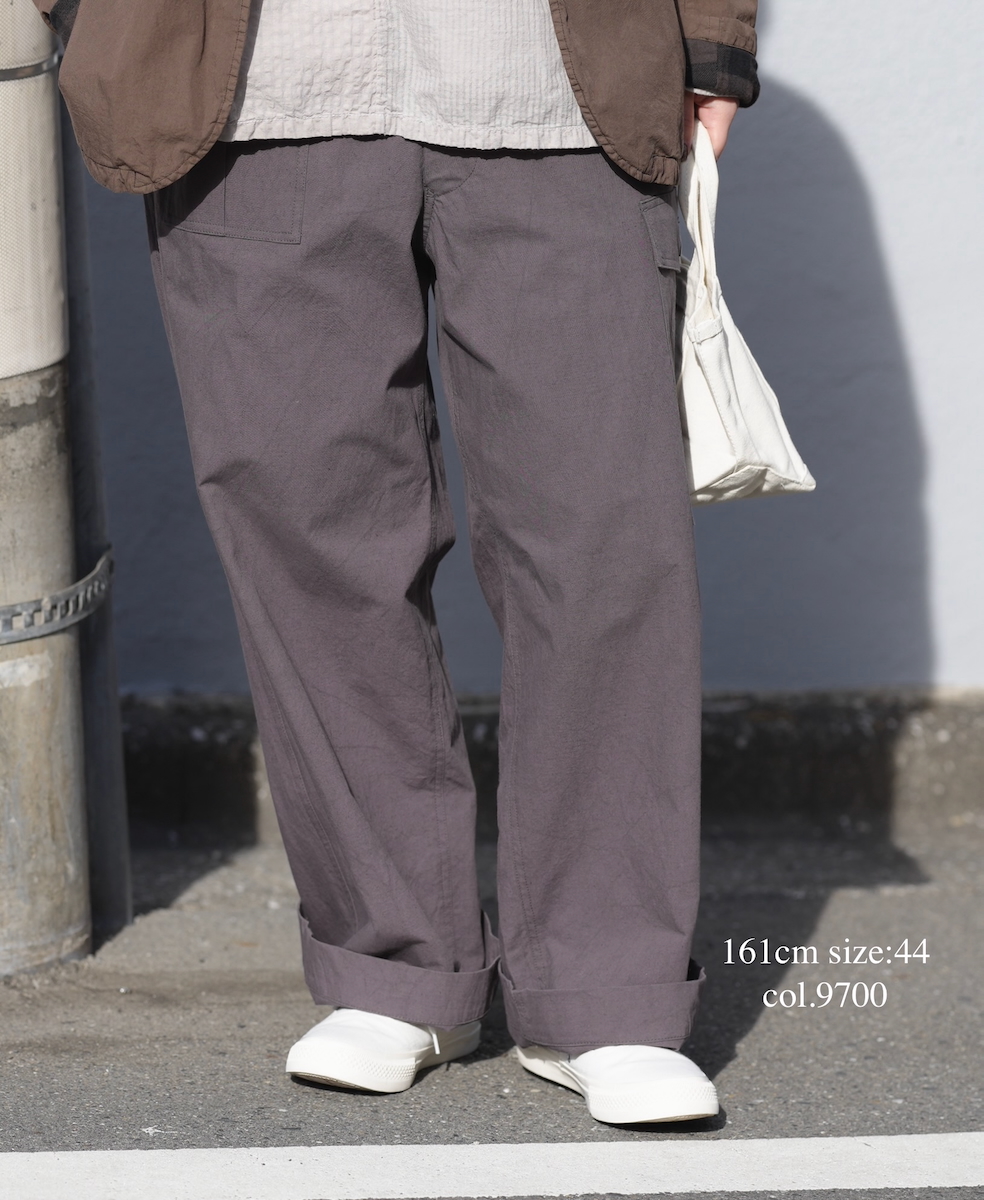 GNHT2601CLP(パンツ) COTTON/LINEN PLAIN WORK PANTS