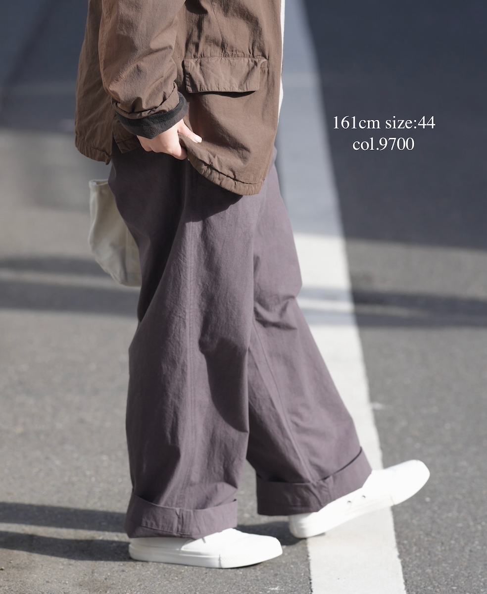 GNHT2601CLP(パンツ) COTTON/LINEN PLAIN WORK PANTS