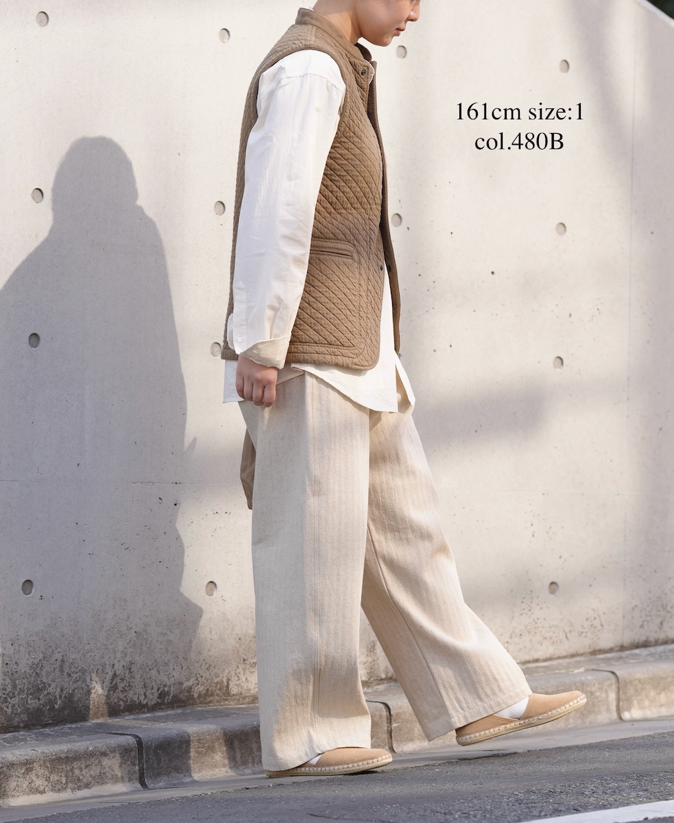 NAM2571P (ベスト) COTTON QUILT VEST