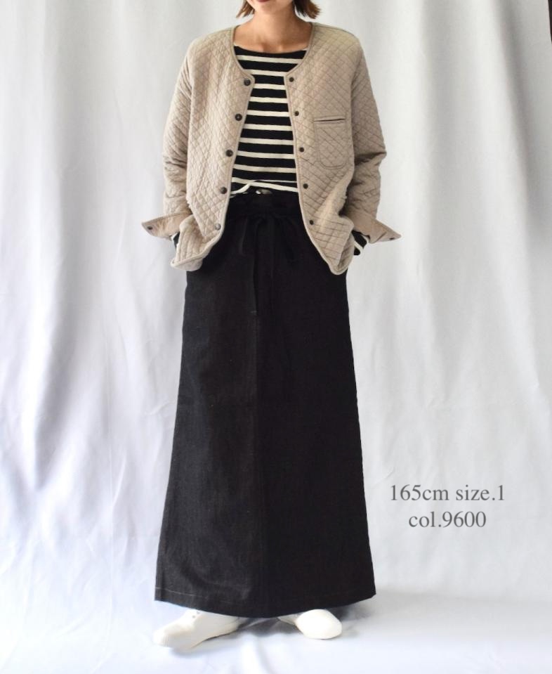 NAM1407 (ジャケット) COTTON QUILT NO COLLAR JACKET