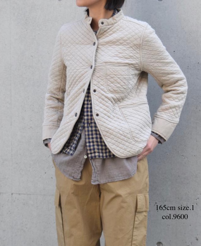 NAM2101 (ジャケット) COTTON QUILT STAND COLLAR JACKET