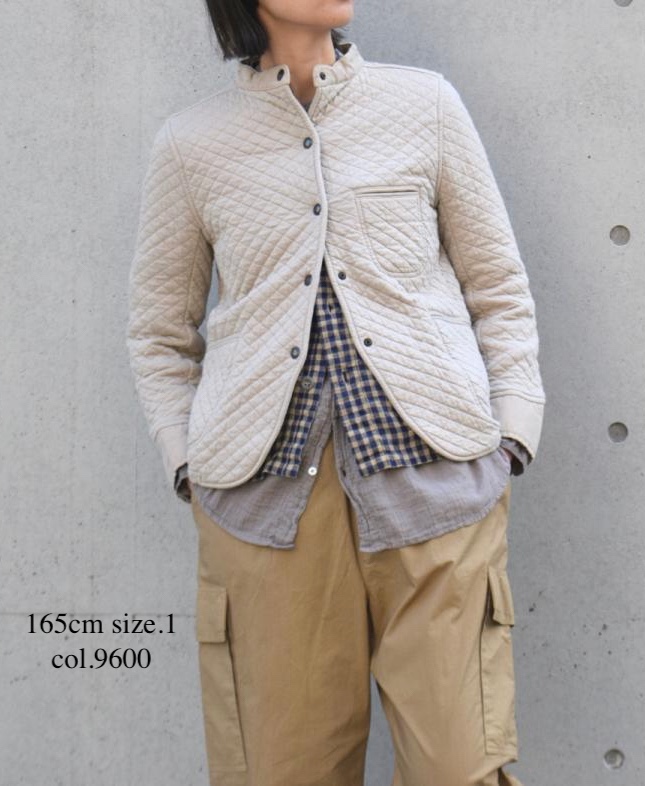 NAM2101 (ジャケット) COTTON QUILT STAND COLLAR JACKET