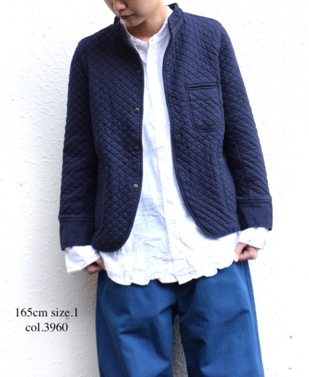 NAM2101 (ジャケット) COTTON QUILT STAND COLLAR JACKET