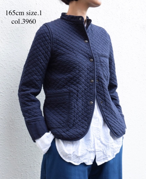 NAM2101 (ジャケット) COTTON QUILT STAND COLLAR JACKET
