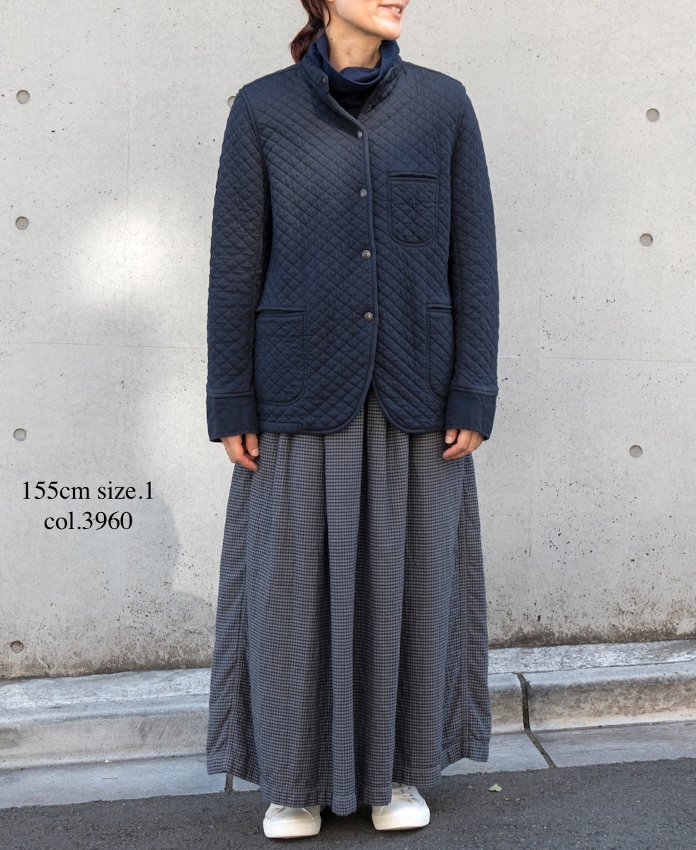 NAM2101 (ジャケット) COTTON QUILT STAND COLLAR JACKET