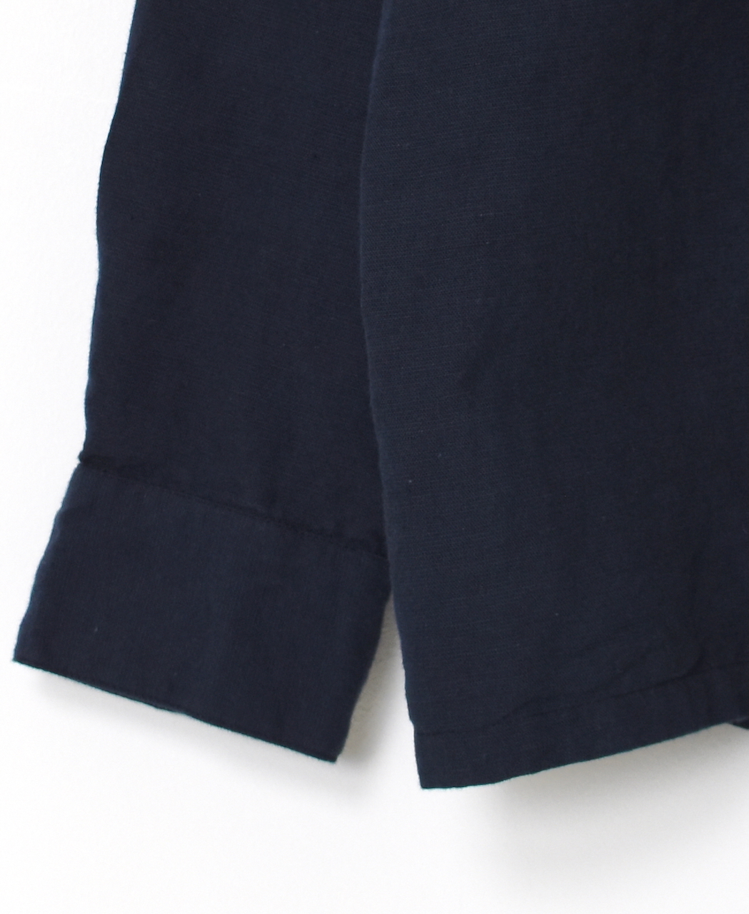 INHT2512CLD(シャツ) COTTON LINEN PLAIN OVERDYE ONE-UP COLLAR SHIRT