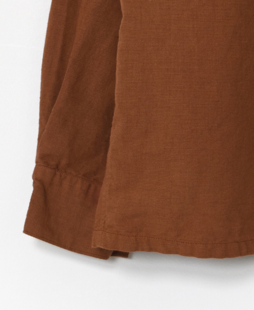 INHT2512CLD(シャツ) COTTON LINEN PLAIN OVERDYE ONE-UP COLLAR SHIRT