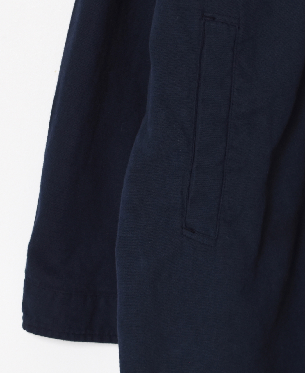INHT2611CLD(ジャケット) COTTON LINEN PLAIN OVERDYE STAND COLLAR DOUBLE BREAST JACKET