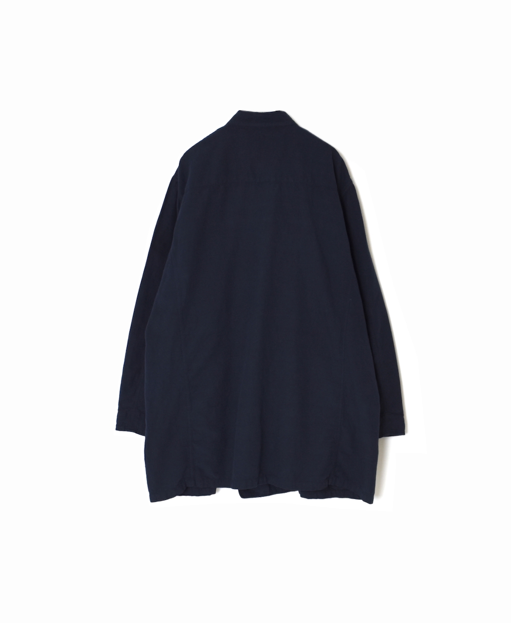 INHT2611CLD(ジャケット) COTTON LINEN PLAIN OVERDYE STAND COLLAR DOUBLE BREAST JACKET