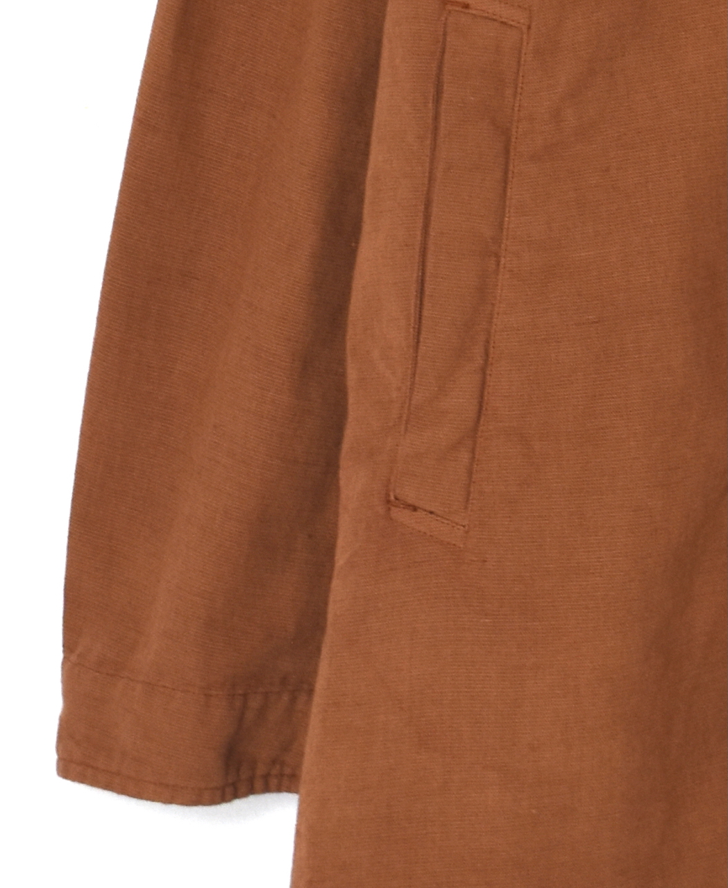 INHT2611CLD(ジャケット) COTTON LINEN PLAIN OVERDYE STAND COLLAR DOUBLE BREAST JACKET