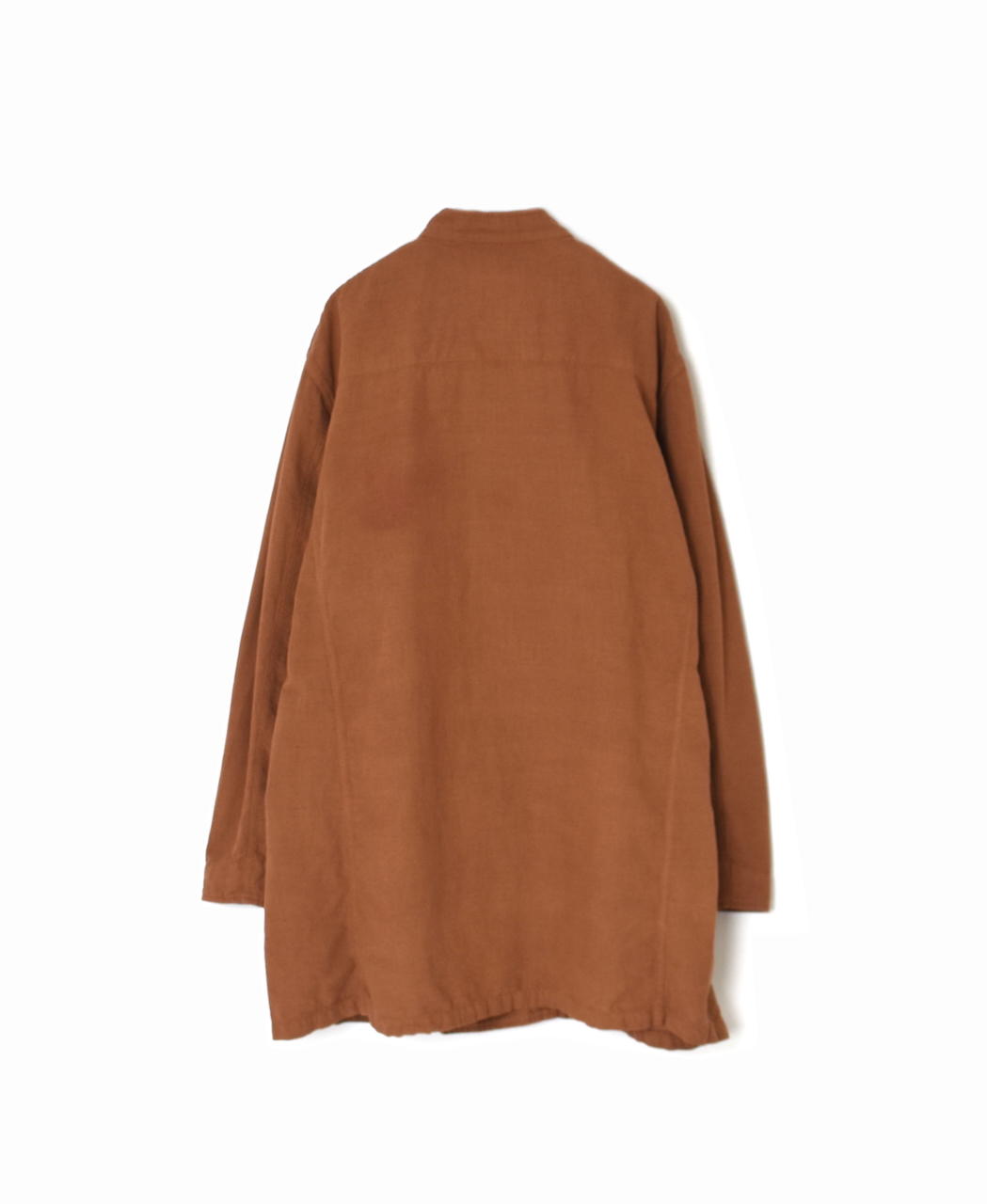 INHT2611CLD(ジャケット) COTTON LINEN PLAIN OVERDYE STAND COLLAR DOUBLE BREAST JACKET