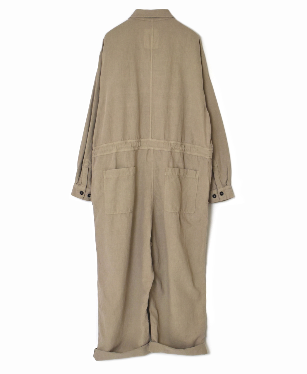 INHT2511CLD(オーバーオール) COTTON LINEN PLAIN OVERDYE ONE-UP COLLAR OVERALLS