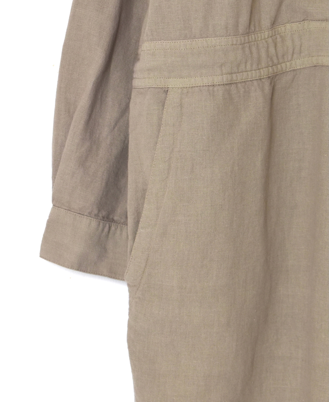 INHT2511CLD(オーバーオール) COTTON LINEN PLAIN OVERDYE ONE-UP COLLAR OVERALLS