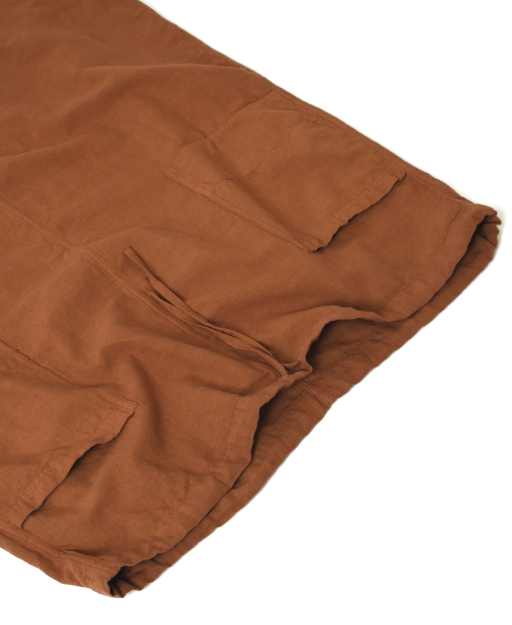 INHT2514CLD(スカート) COTTON LINEN PLAIN OVERDYE EASY SKIRT