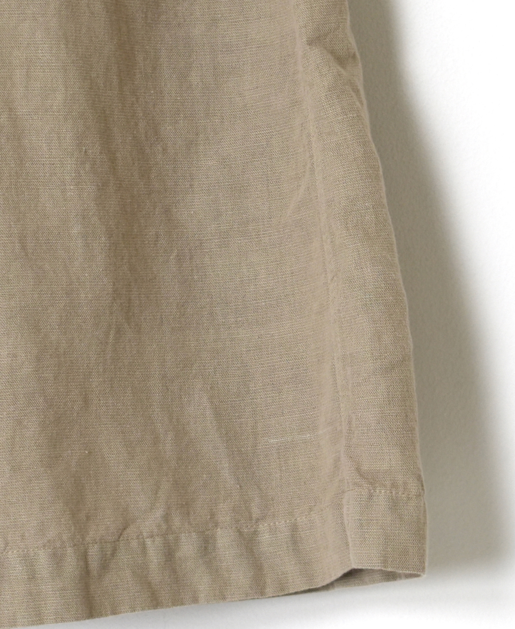INHT2514CLD(スカート) COTTON LINEN PLAIN OVERDYE EASY SKIRT