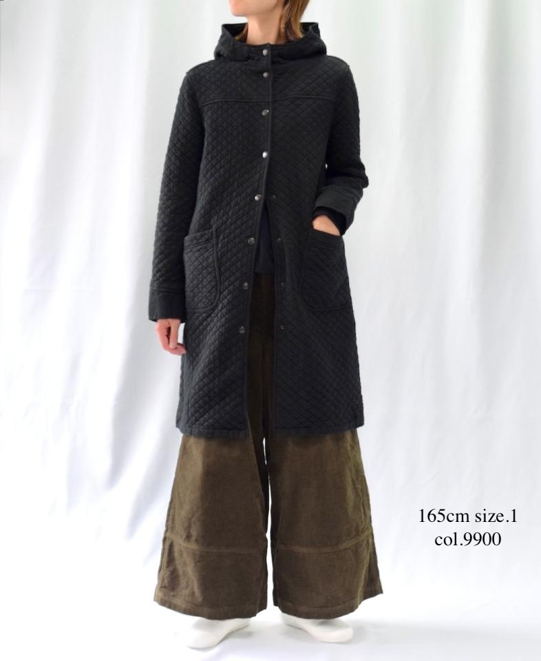 NAM0553 (コート) COTTON QUILT HOODED COAT