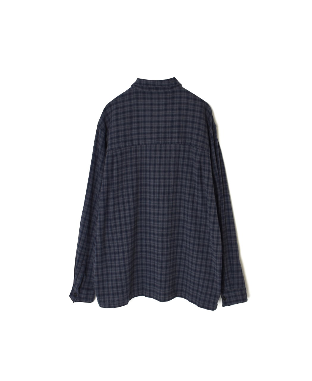 INHT2512CCD(シャツ) COTTON CHECK OVERDYE ONE-UP COLLAR SHIRT