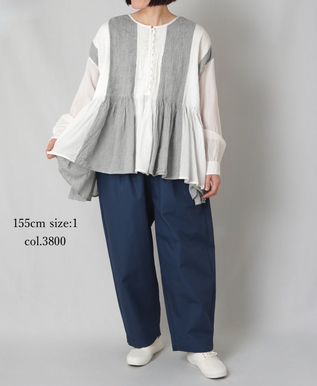 ●GNMDS2501CW(パンツ) COTTON DYED WEATHER 2TUCK TAPERED EASY PANTS