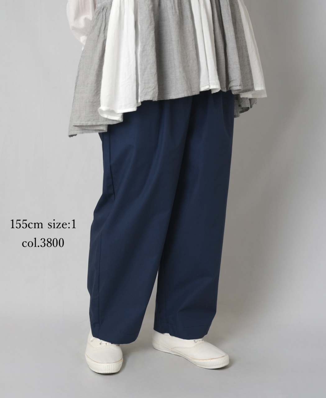 ●GNMDS2501CW(パンツ) COTTON DYED WEATHER 2TUCK TAPERED EASY PANTS