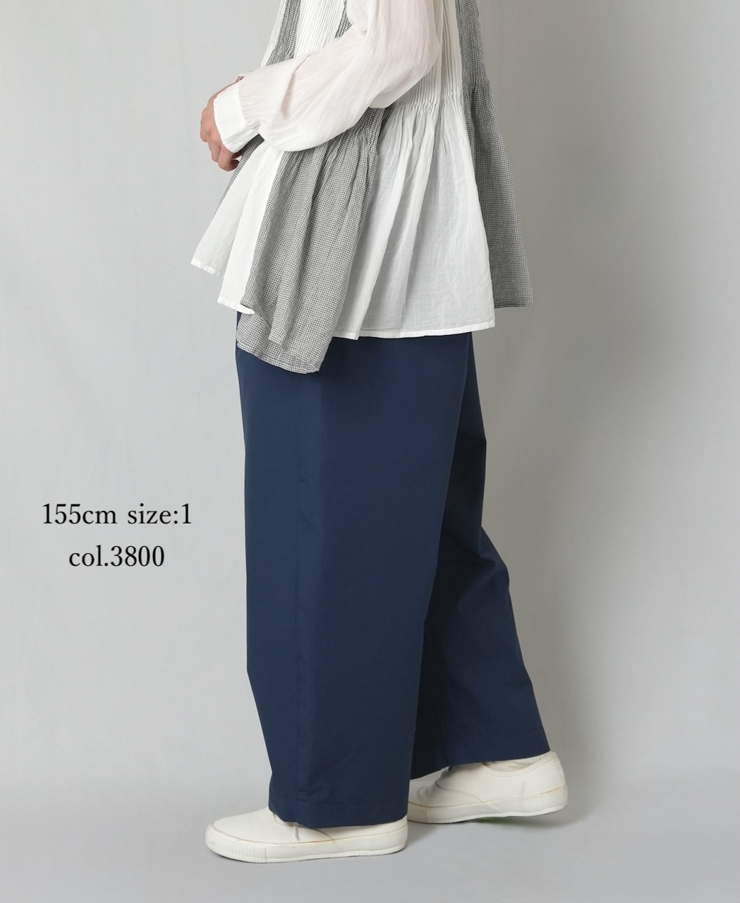 ●GNMDS2501CW(パンツ) COTTON DYED WEATHER 2TUCK TAPERED EASY PANTS