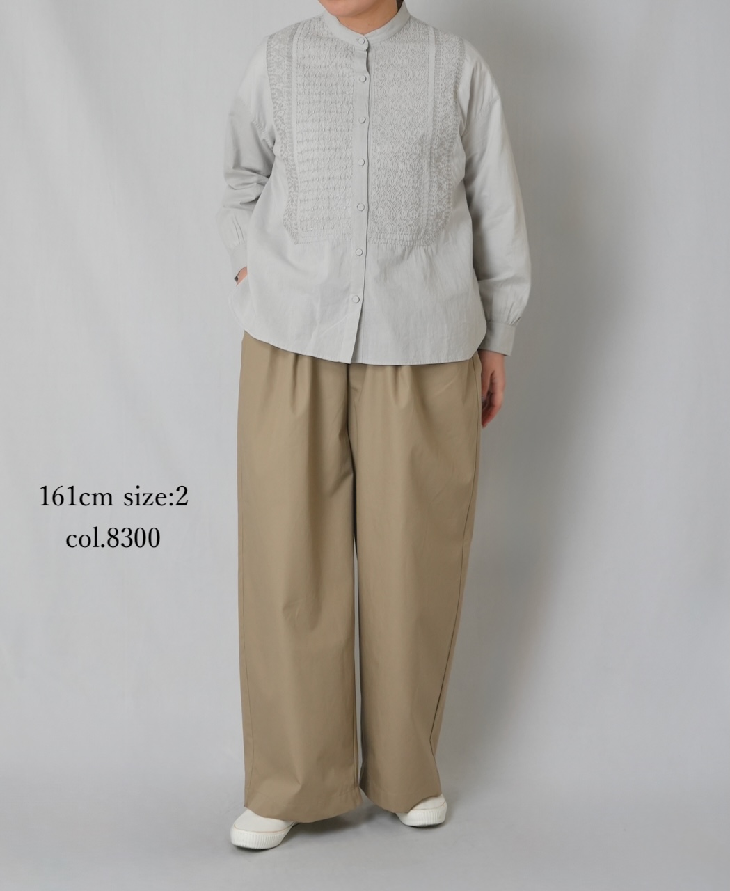 GNMDS2502CW(パンツ) COTTON DYED WEATHER 2TUCK WIDE EASY PANTS