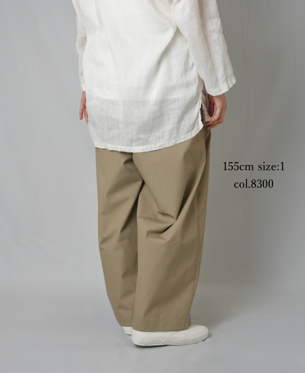 GNMDS2502CW(パンツ) COTTON DYED WEATHER 2TUCK WIDE EASY PANTS