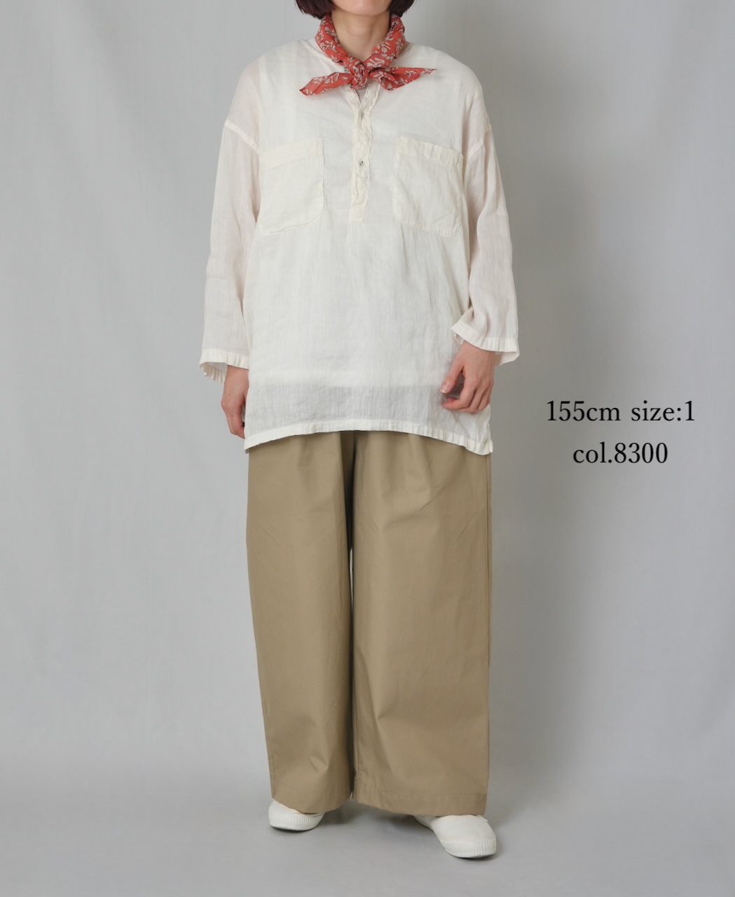 GNMDS2502CW(パンツ) COTTON DYED WEATHER 2TUCK WIDE EASY PANTS