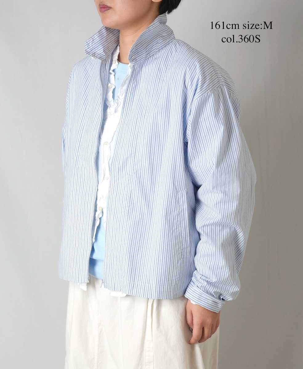 NVL2611(ジャケット) POPLIN STRIPE DRIZZLER JACKET