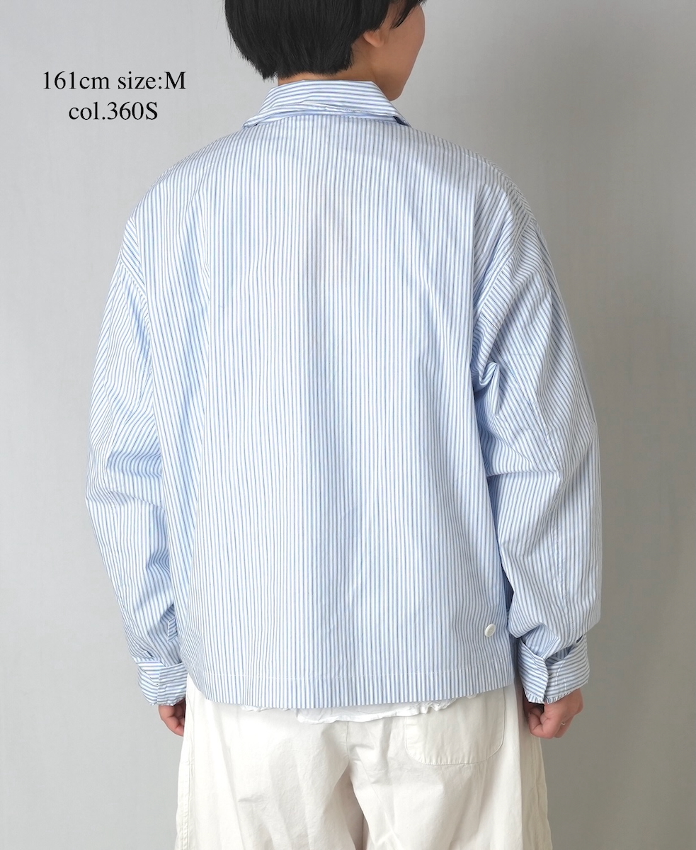 NVL2611(ジャケット) POPLIN STRIPE DRIZZLER JACKET