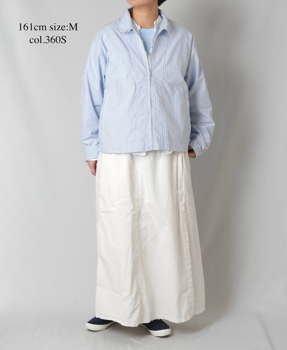 NVL2611(ジャケット) POPLIN STRIPE DRIZZLER JACKET