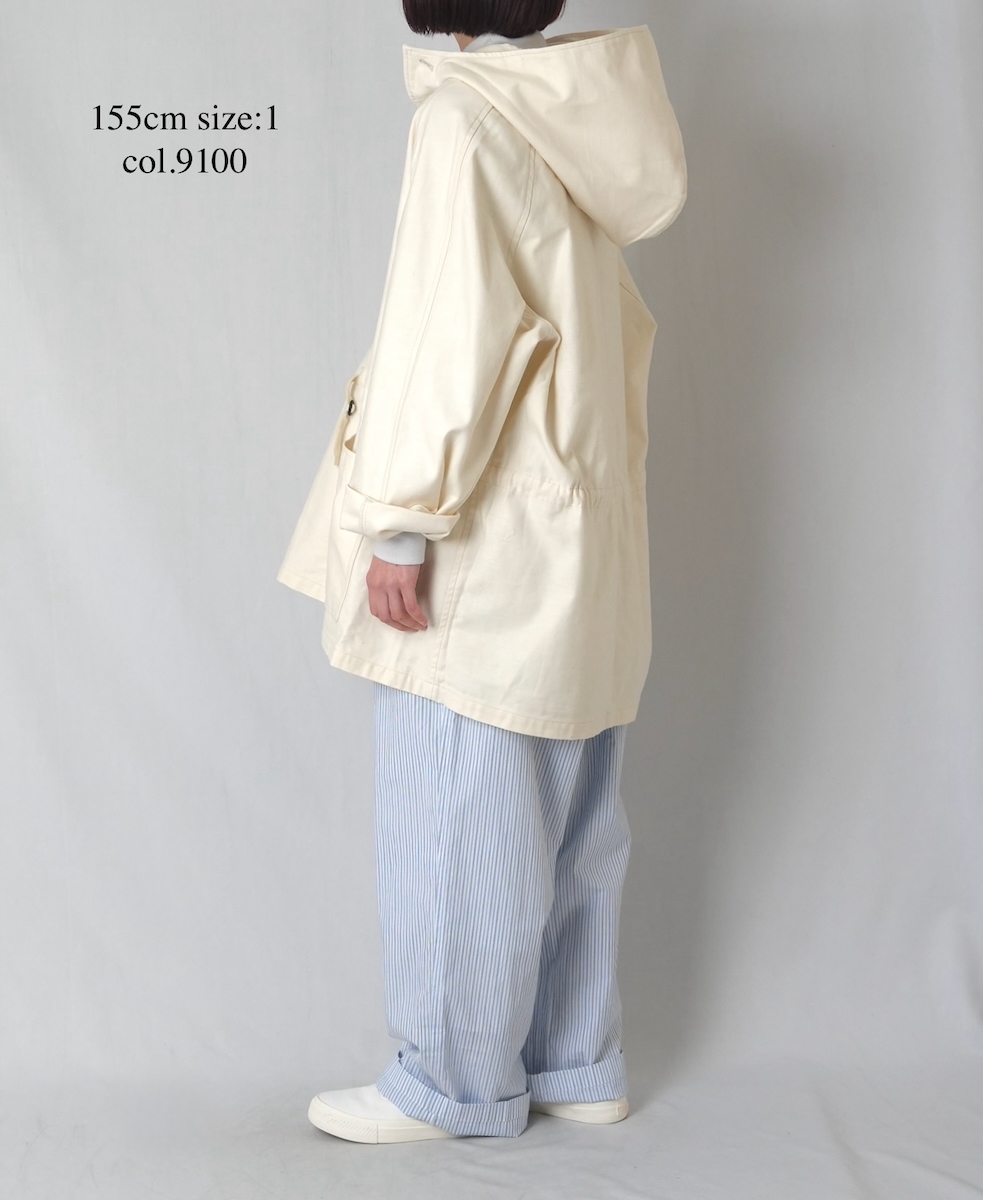 GNAM2352 (ジャケット) BACK SATIN HOODED PULLOVER JACKET