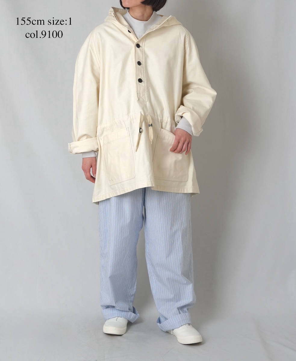 GNAM2352 (ジャケット) BACK SATIN HOODED PULLOVER JACKET