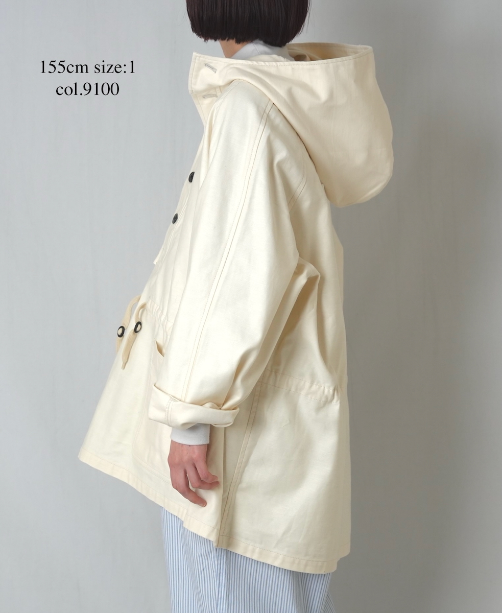 GNAM2352 (ジャケット) BACK SATIN HOODED PULLOVER JACKET