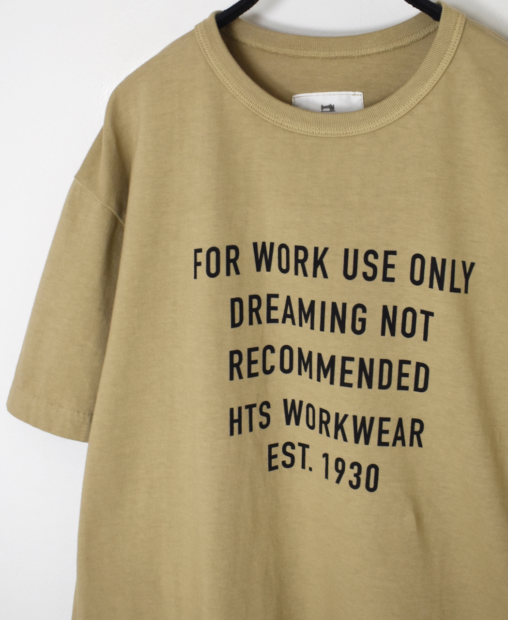 ANHT2601P01(Tシャツ) CREW NECK T-SHIRT"WORK USE ONLY"PRINT