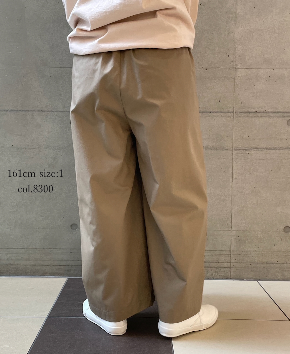 GNMDS2502CW(パンツ) COTTON DYED WEATHER 2TUCK WIDE EASY PANTS