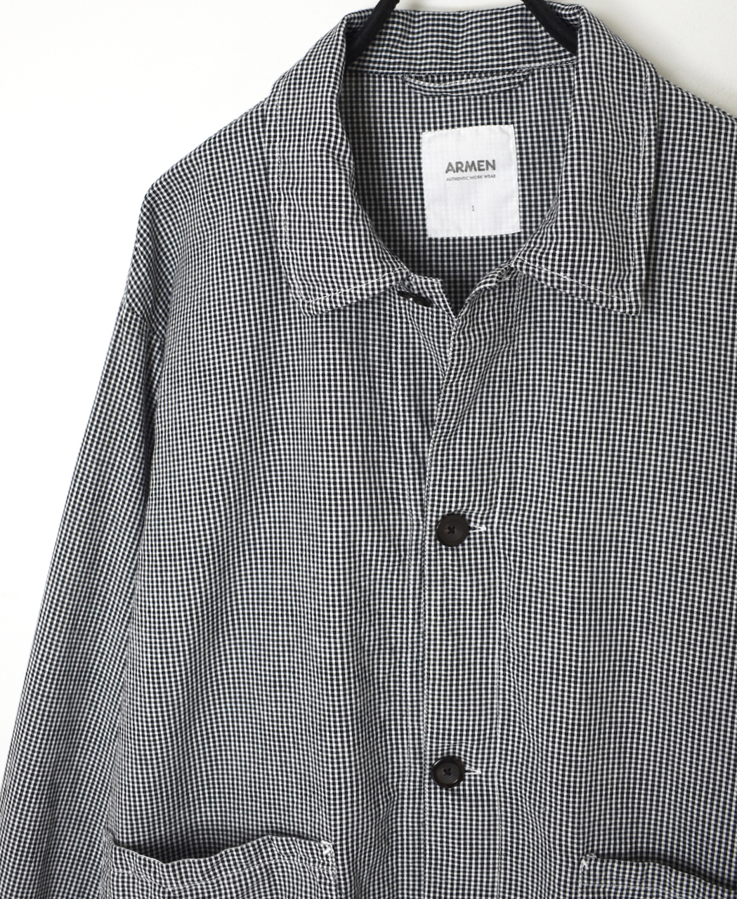 INAM2631C(ジャケット) SEERSUCKER GINGHAM CHECK WASH AUTHENTIC WORK JACKET