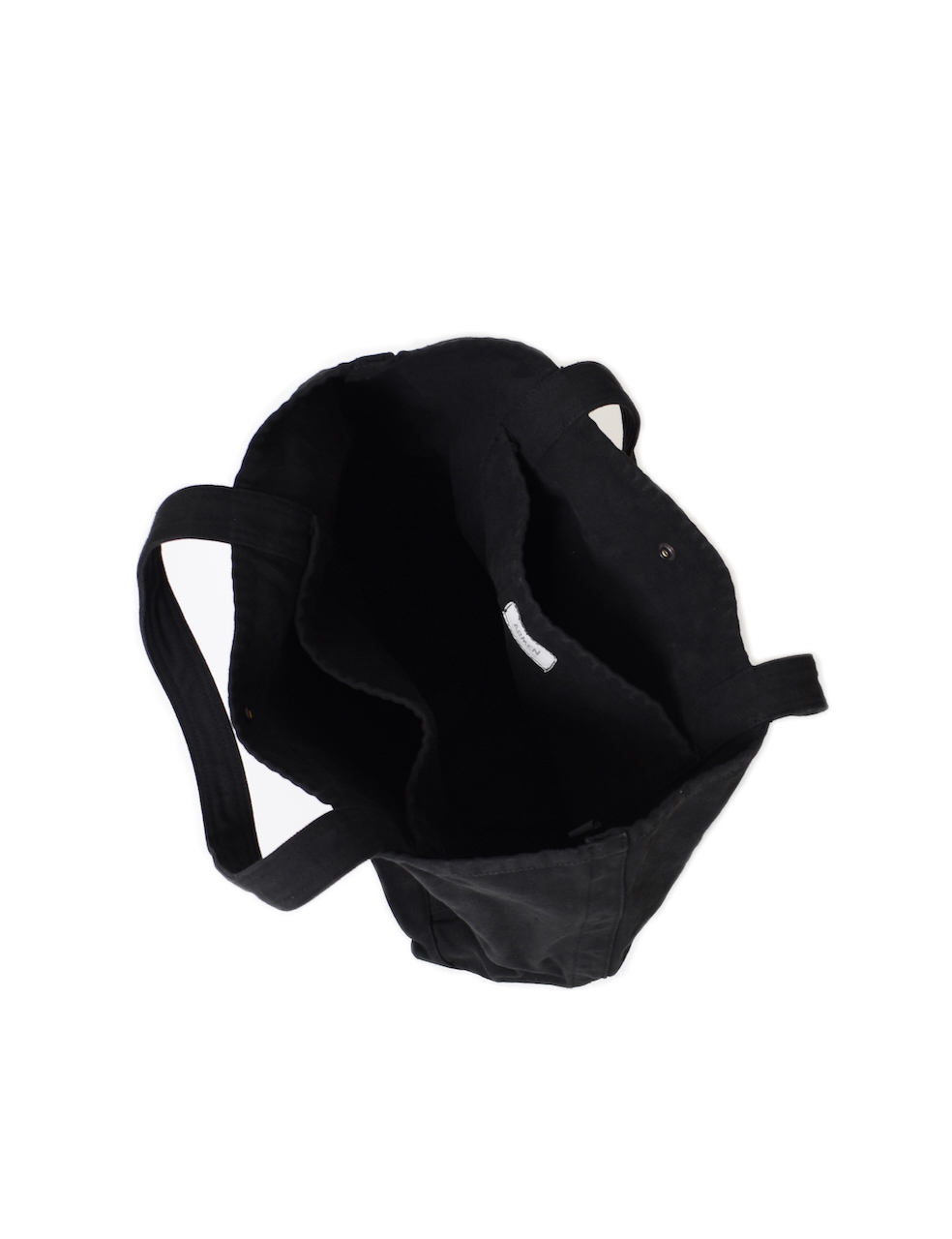 INAM2646D(バッグ) HEAVY CANVAS OVERDYE MEDIUM TOTE BAG WITH TWO INSIDE POCKETS