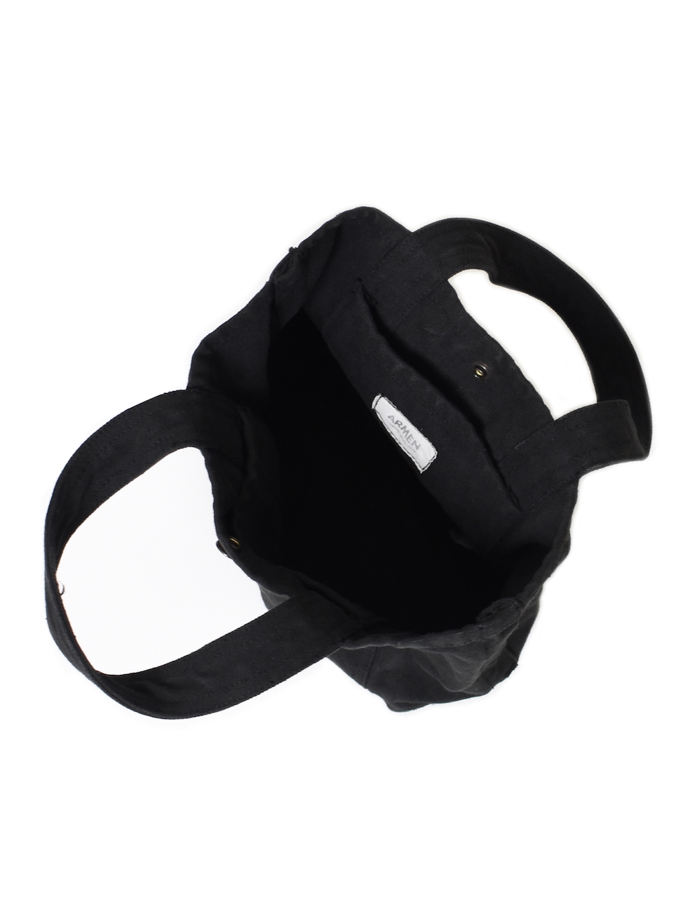 INAM2647D(バッグ) HEAVY CANVAS OVERDYE MINI TOTE BAG WITH TWO INSIDE POCKETS