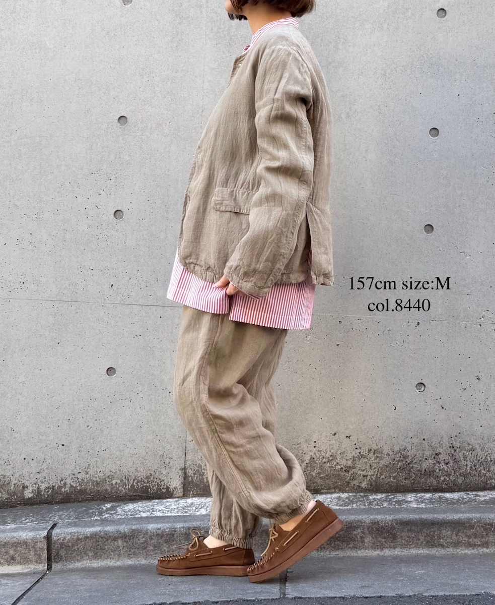 NVL2503LD (パンツ) 50'S LINEN PLAIN (OVERDYE) EASY PANTS