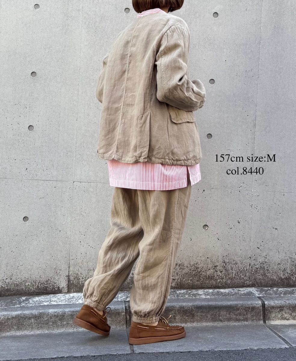 NVL2503LD (パンツ) 50'S LINEN PLAIN (OVERDYE) EASY PANTS