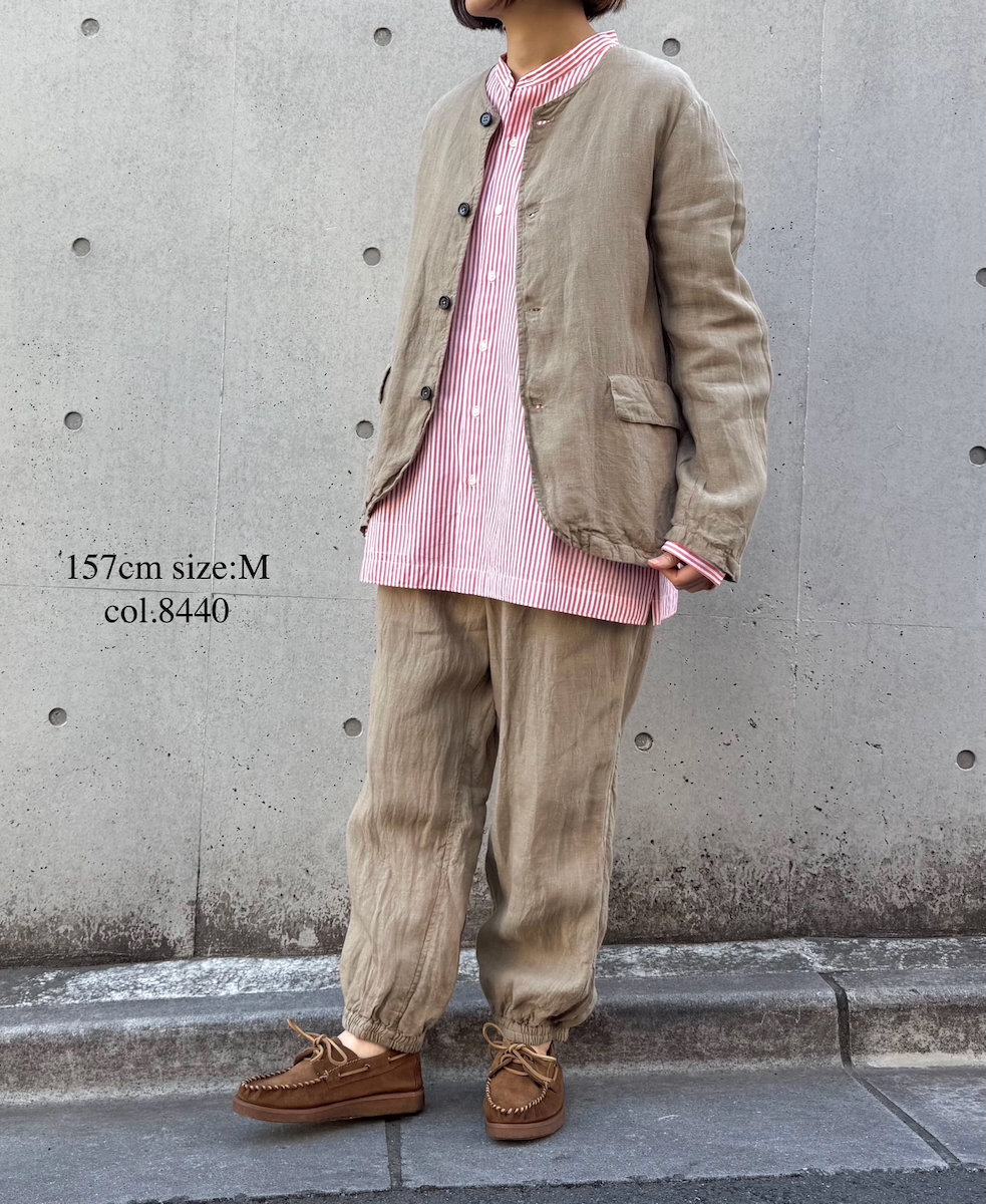 NVL2503LD (パンツ) 50'S LINEN PLAIN (OVERDYE) EASY PANTS