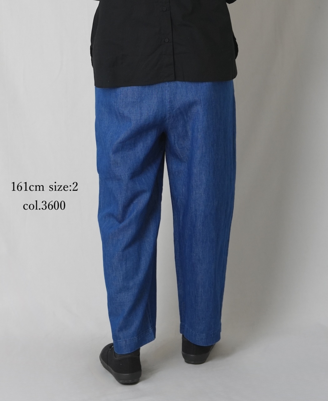 GNMDS2501CL (パンツ) 5.1oz WASHED COTTON / LINEN DENIM TAPERED EASY PANTS