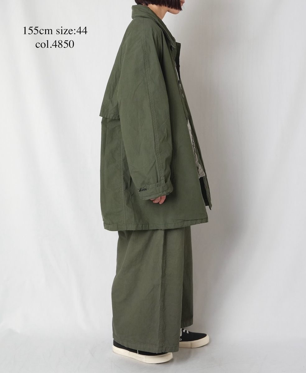 NHT2352TC (コート) LIGHT WEIGHT COTTON OVERDYE BALMACAAN SHORT COAT