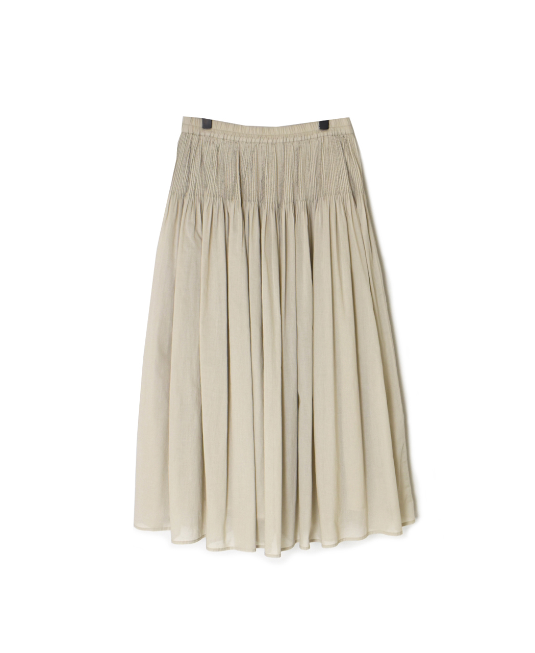 NMDS26245(スカート) 80s ORGANIC COTTON VOILE MINI PINTUCK FLARED SKIRT