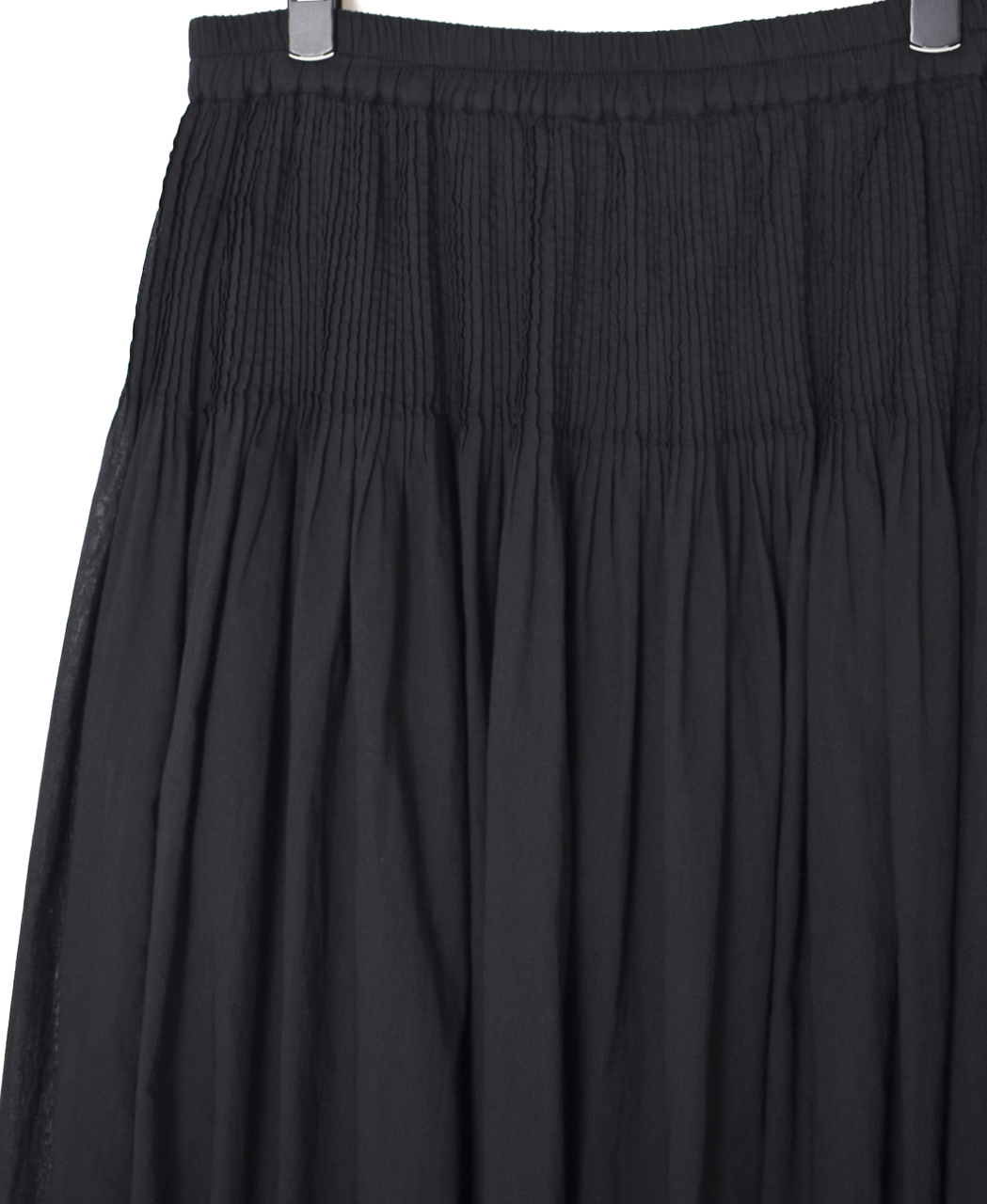 NMDS26245(スカート) 80s ORGANIC COTTON VOILE MINI PINTUCK FLARED SKIRT
