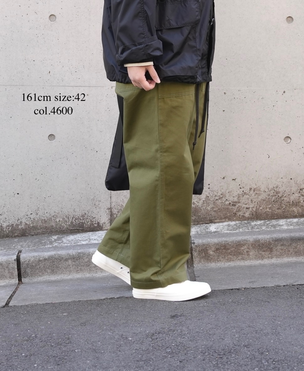 GNHT2451CL(パンツ) COTTON/LINEN KERSEY BAKER PANTS