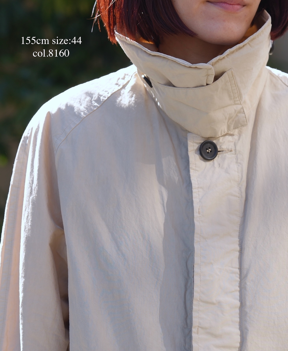 NHT2352TC (コート) LIGHT WEIGHT COTTON OVERDYE BALMACAAN SHORT COAT
